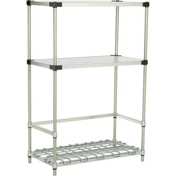 Nexelon 2-Shelf Container/Keg Rack, 30W x 18D x 63H, Nexel, Mfr#: BK183062N